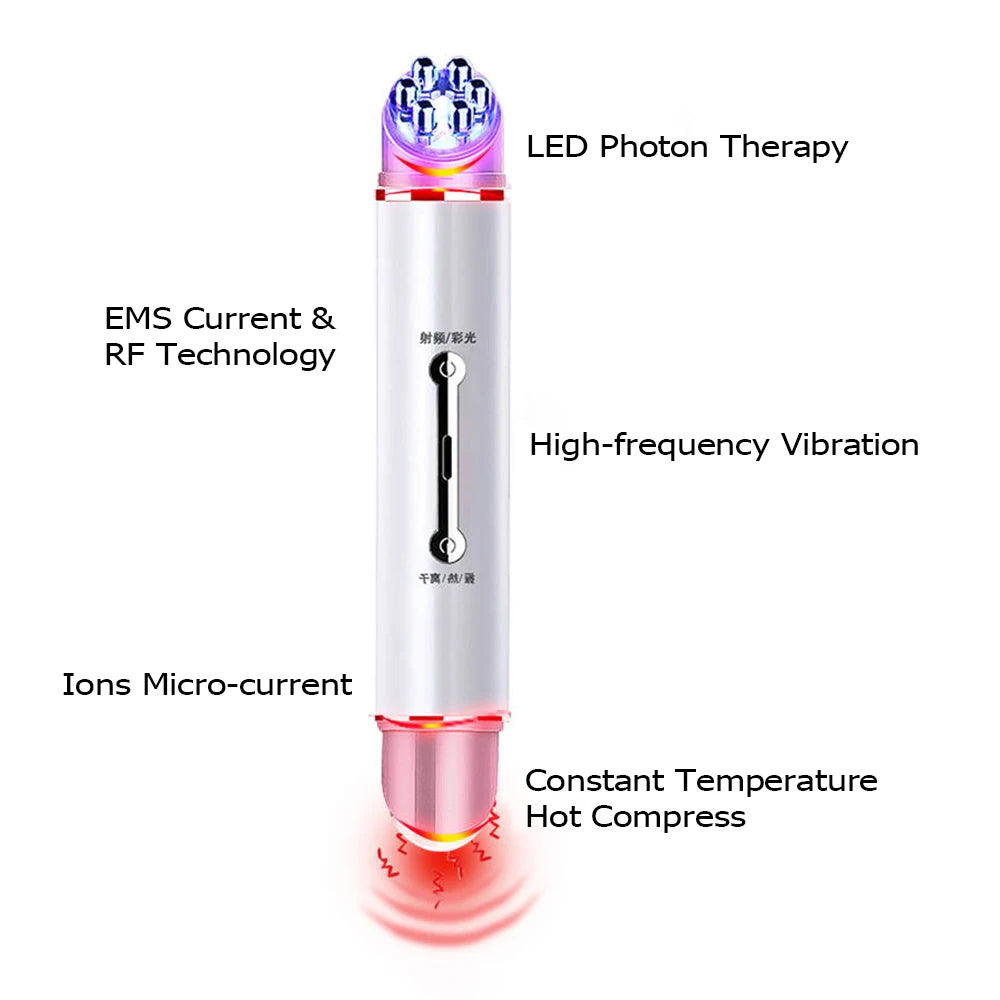 Ionic Heating LED Photon Eye Pen