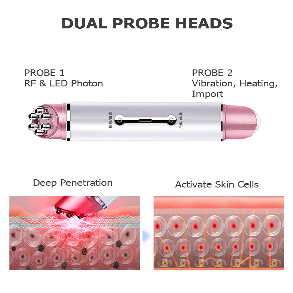 Ionic Heating LED Photon Eye Pen