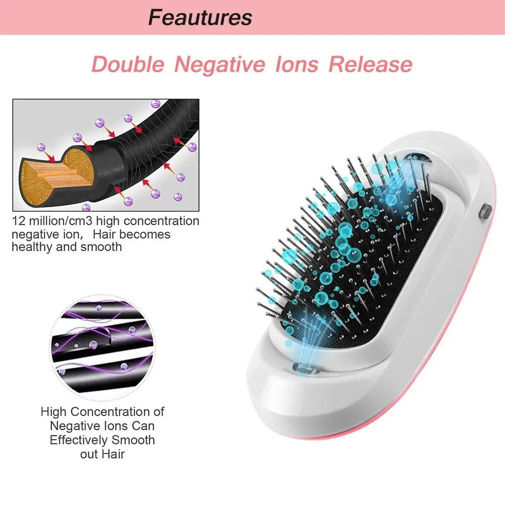 Ionic Hair Brush Massager