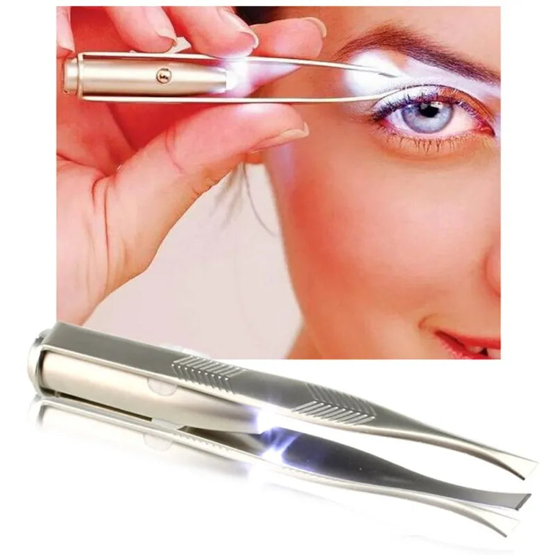 LED Eyebrow Tweezers